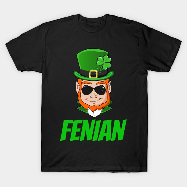 Funny Saint Patricks Day Fenian Leprechaun T-Shirt by BansheeApps